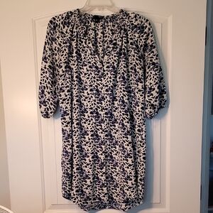 Stylish Blue Print Women's Top